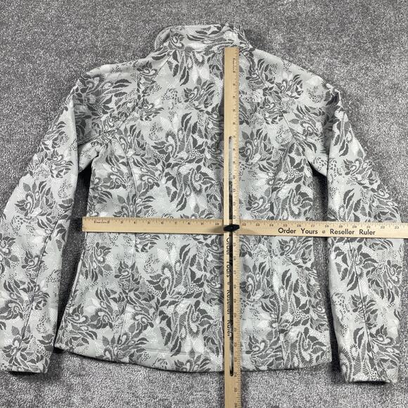 North Face Jacket Womens Small Soft Shell Fleece Zip Up Floral Outdoors - Picture 13 of 16